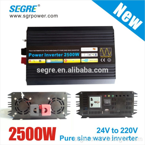 12V 24V 36V 48V DC to 110V 220V AC power inverter 2500W pure sine wave inverter for industrial and home use